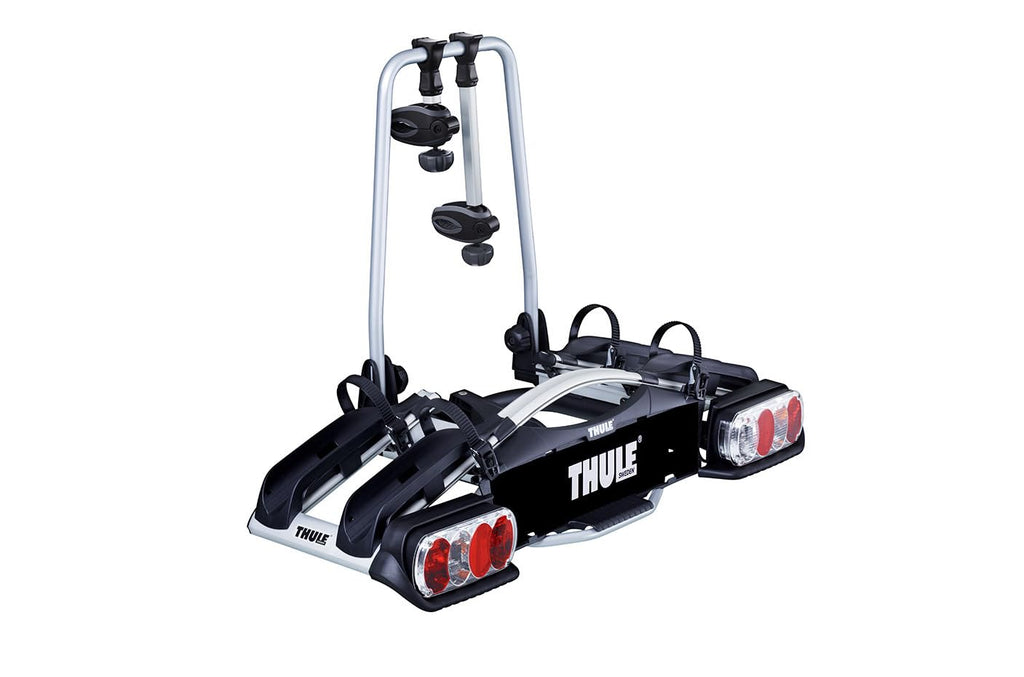 Thule EuroWay G2 920 Fahrradträger Anhängerkupplung – für 2 Fahrräder, 46 kg Zuladung, kompakt