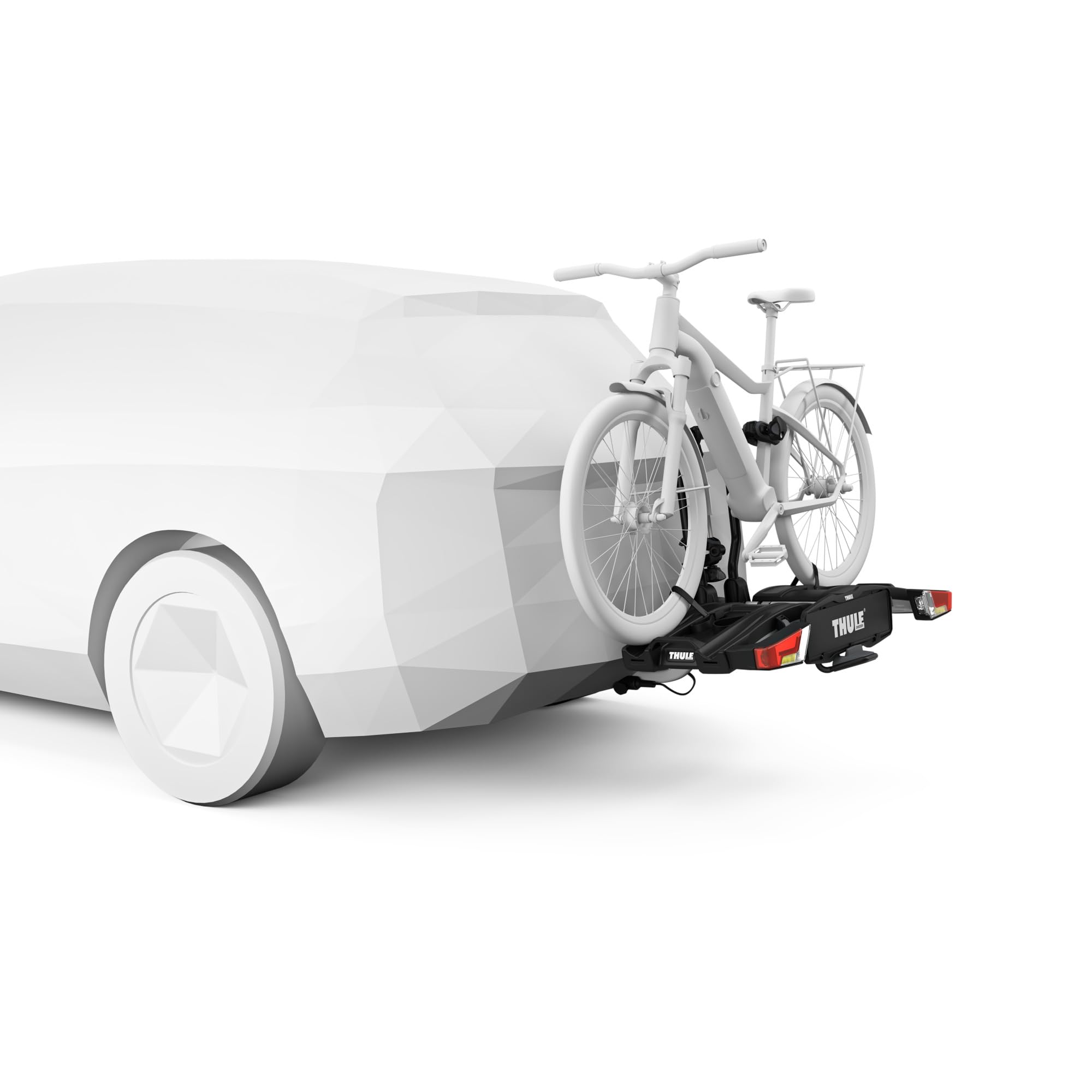 Thule EasyFold XT 2 Fahrradträger Anhängerkupplung – kompakt, faltbar, E-Bike geeignet, 2 Fahrräder