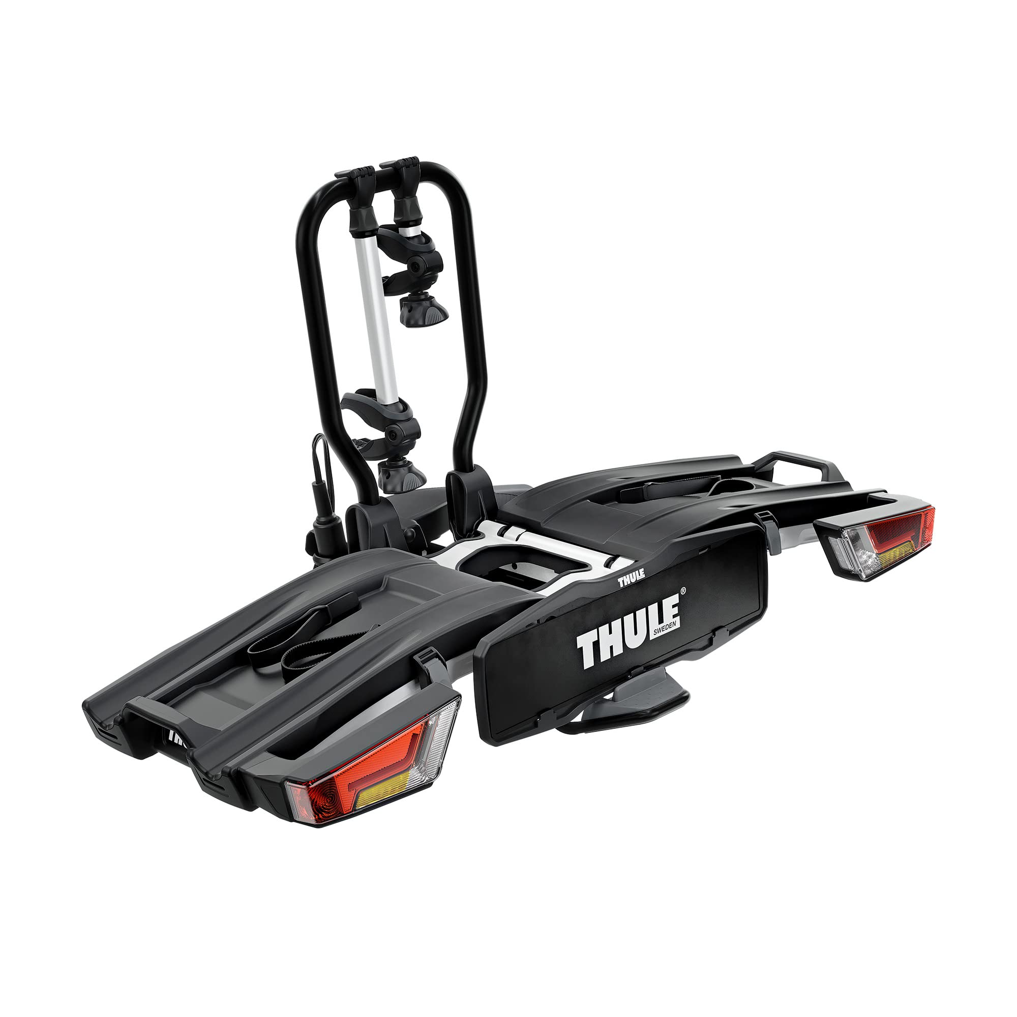 Thule EasyFold XT 2 Fahrradträger Anhängerkupplung – kompakt, faltbar, E-Bike geeignet, 2 Fahrräder