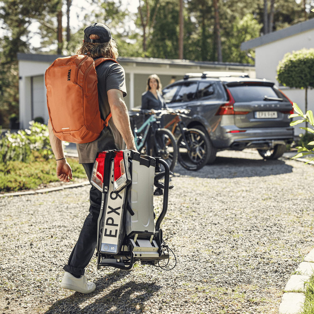 Thule EasyFold XT 2 Fahrradträger Anhängerkupplung – kompakt, faltbar, E-Bike geeignet, 2 Fahrräder